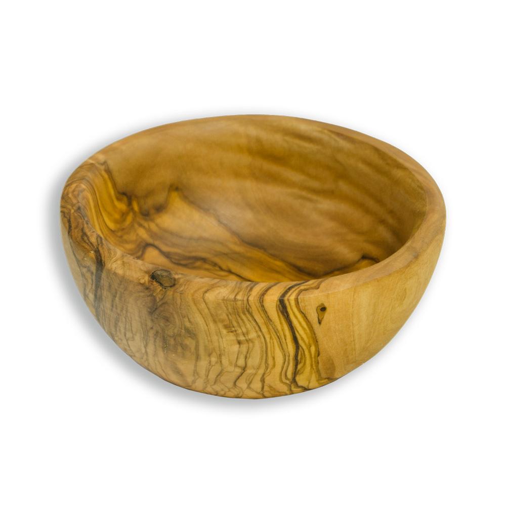 Cuenco redondo de madera de Olivo