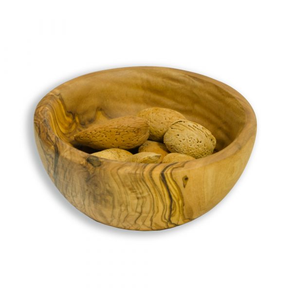 Cuenco redondo de madera de Olivo