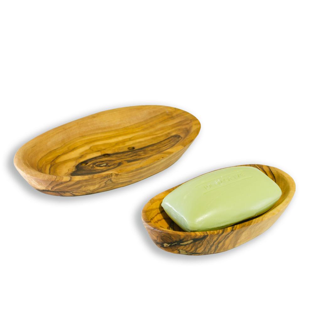 Jabonera de madera de Olivo